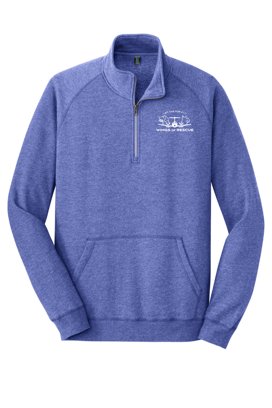 Wings of Rescue 1/4 Zip Pullover Sweatshirt